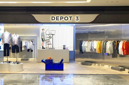 男装设计品牌 DEPOT3 进驻西安SKP,多渠道模