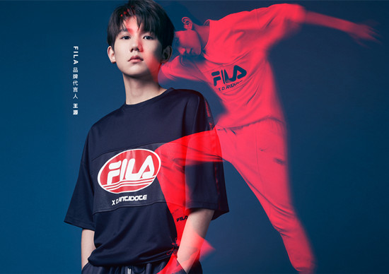 王源成为FILA品牌代言人 运动品牌们的明星代