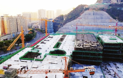 攀枝花万达广场局部建筑已经封顶 预计2020年