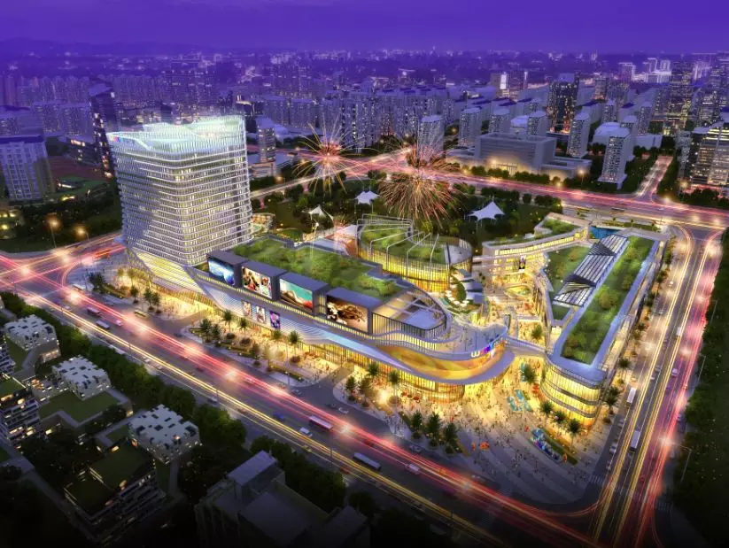 板桥吾悦广场规划效果图首曝光 预计2020年开