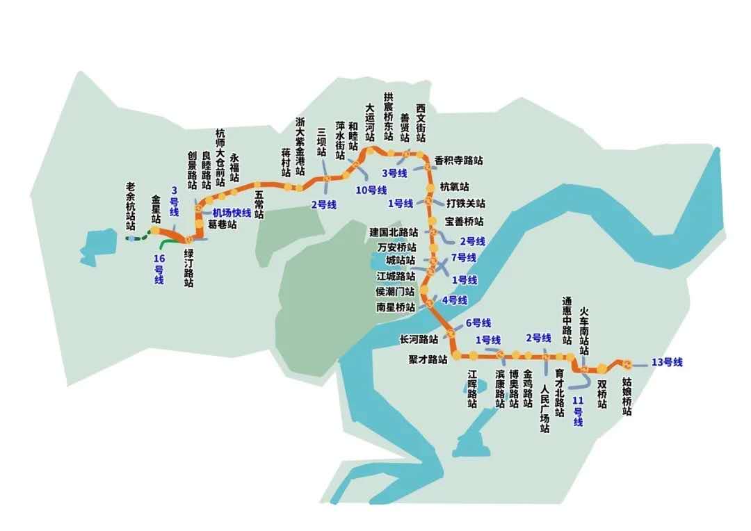 杭州地铁“换乘之王”5号线后通段通车 串起了这些商业项目