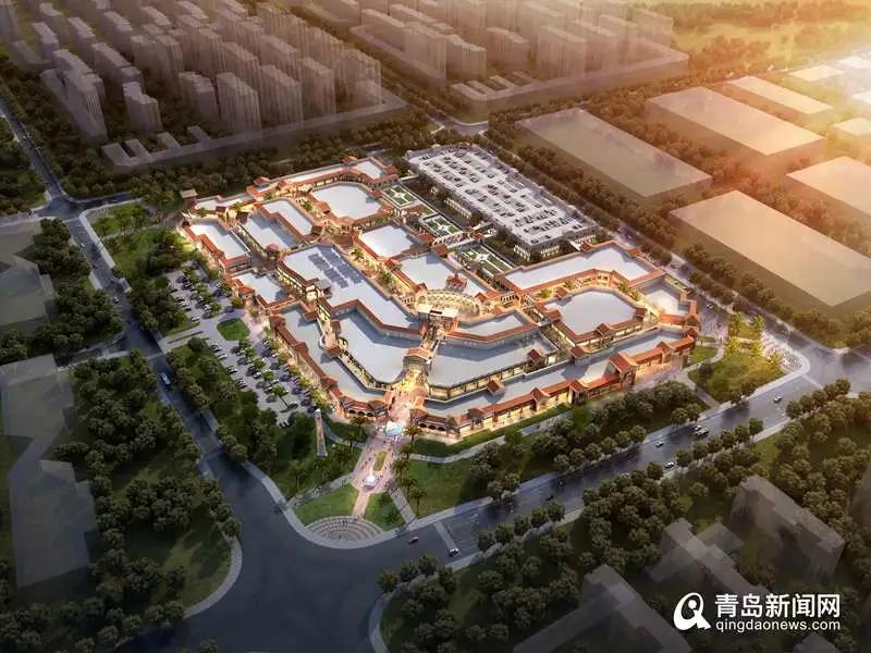 青岛百联奥特莱斯广场奠基 预计2022年上半年开业