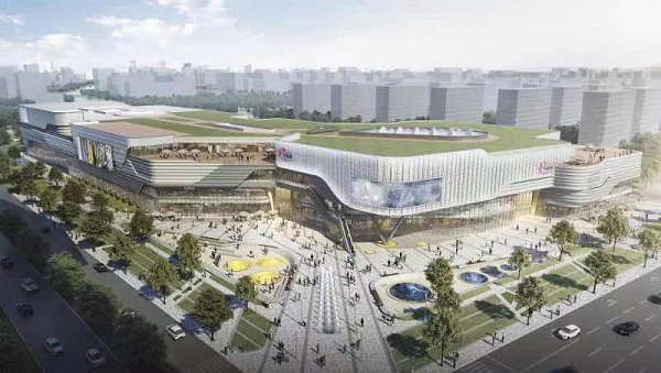 上海松江印象城完成结构封顶 项目总建面达15.5万㎡