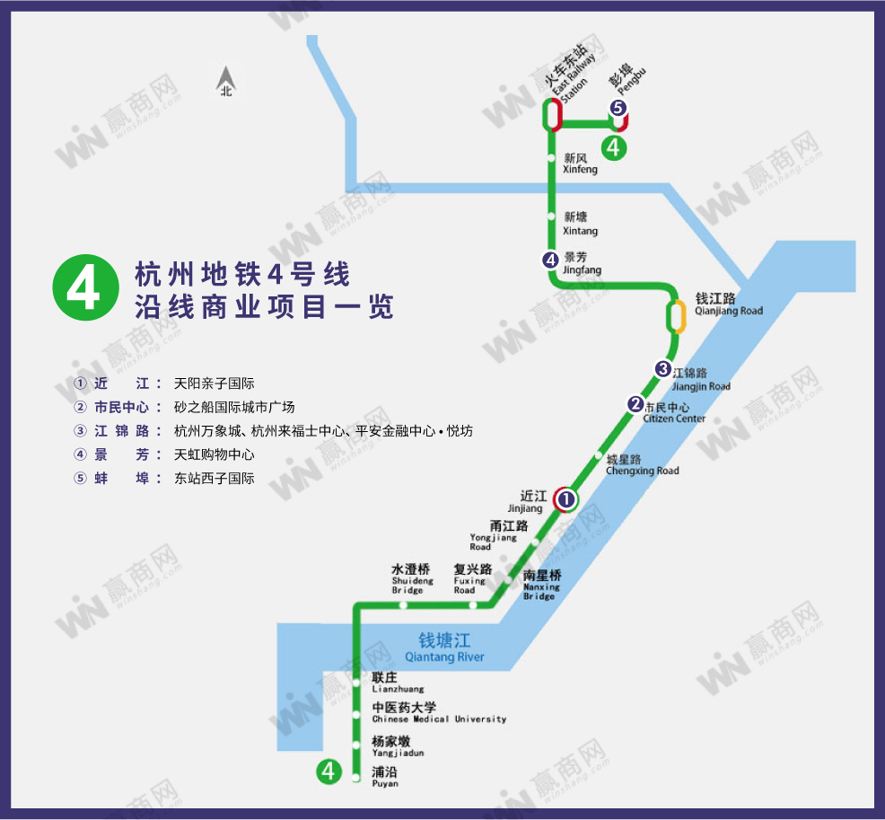 4条地铁线,55个商业项目,杭州地铁商业全解读